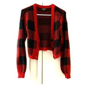 Crop top sweater/cardigan